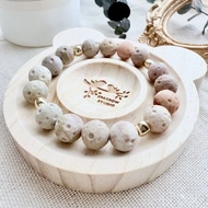 隕石造型戈壁瑪瑙・原礦霧面造型手鍊