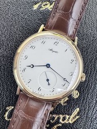 🌈🌈新返貨啦🌈🌈BREGUET Classique 5140🤍原裝白面藍針 18K黃金 淨錶 連原裝18K黃金針扣🤍C1952（廣華街店）