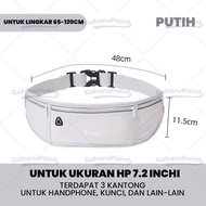 Tas Pinggang Olahraga Waistbag Jogging Lari Running Belt Ukuran 48cm WATERPROOF RINGAN