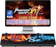 10000 Games in 1 Arcade Game Console ，Pandora Box 3D Double Stick，WiFi Function to Add More Games，Re
