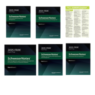 【 Kaplan 】2025 FRM การสอบเตรียมบันทึก Schweser + Quichsheet PART I/part II