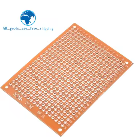 1/10Pcs 5*7cm 5x7 5cm 7cm TZT DIY Prototype Paper Plate Universal Board Yellow