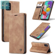 Retro Wallet Case For Samsung Galaxy A51 Luxury Credit Card Stand Magnetic Leather Flip Cover For Sa