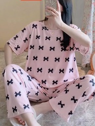 feshop fashion Adult Trendy Printed Terno Pajama pantulog Sleepwear for women