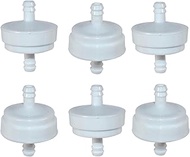 HQRP 6 Pack Fuel Filter Replacement for Briggs & Stratton 394358 394358B 394358S 5849603-01 4112 509