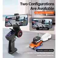 WLtoys RC Cars 1:64 Mini 6405 HD Camera RC Racing Car Toy 120° Wide Angle 2.4G 720P Single Antenna M