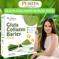 Gluta Collagen Barley Juice PURITA Anti Aging Slim Body Skin Brightening Barley Grass Powder Organic