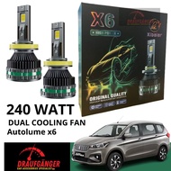 LED Headlight All New Ertiga 2018-2025 240 Watt Autolume X6 Original PnP Ertiga