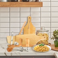 Gnocchi Pasta Making Tool Set Ergonomic Wood Gnocchi Board DIY Ravioli Stamp Maker Cutter SHOPSBC658
