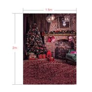 1.5x2 meters / 5x7 feet Christmas Holiday Theme Background Photo Studio Props Foldable Polyester Fib