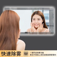 Wall Mirror Toilet Storage Cabinet Bathroom Hanging Mirror Smart Mirror Toilet Touch Screen Led Makeup with Light New Environmentally Friendly Material  21 dian