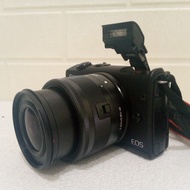 Canon eos M200 lensa 15-45mm kamera mirrolles second