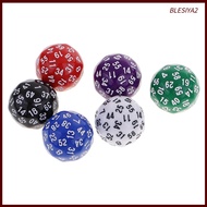[Blesiya2] 6 pcs. D60 six-sided acrylic   3.5cm for table game board game colored