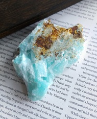 Blue Aragonite 雲南產地  藍文石 藍霰石 天然礦石 原礦