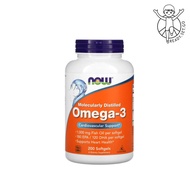 Omega-3 Kapsul 💖 [Now Foods] Molecularly Distilled Omega-3