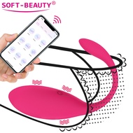 Silicone Vibrator APP Wireless Remote G-spot Massage Clitoris Stimulator Kegel Ball Vibrating Egg