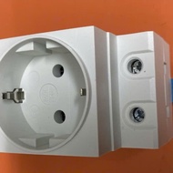 (CNC) 3-pin safety socket TMS-5 (AC30-124) 16A series mounted on rail