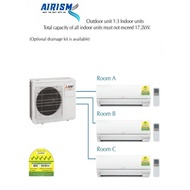 MITSUBISHI ELECTRIC AIRCON STARMEX R32 INVERTER SYSTEM 3 (5 TICKS) - SUPPLY ONLY