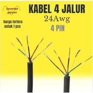 1 Meter 4-Way Cable Control Cable contains 4 Plus Ground Stranded Cable 24Awg 4pin AWG 24