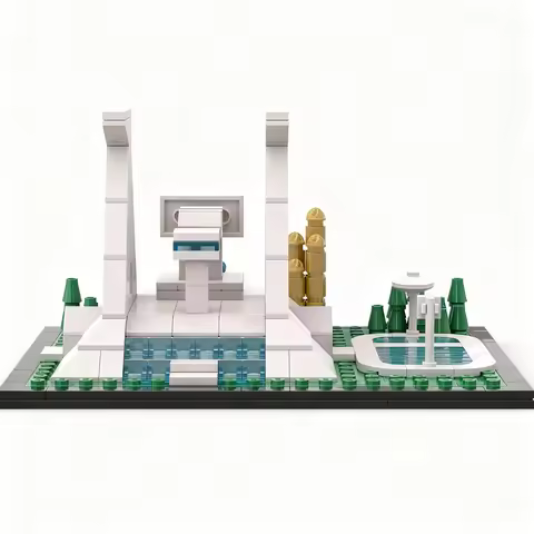 261pcs MOC Architecture Mazinger Z - Photoatomic Energy Research Institute Model Building Blocks Bir