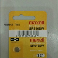 SR616SW 321 MAXELL ORIGINAL BATTERY JAPAN SR616SW 321