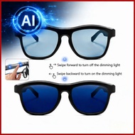 Airmars GV90 Smart Glasses, AI Translation Bluetooth Earphones, Touch Control Photochromic UV Sungla