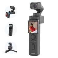 Feiyu Pocket 3 Combo:Remote Handle&Camera - Gimbal with 4K Camera 3 Axis Stabilizer,Cordless Detacha