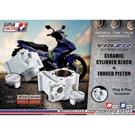 UMA Racing Block Y15ZR LC135 63mm 65mm (for STANDARD Head) Forged Piston+ Ceramic Cylinder Block