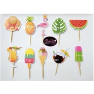 Flamingo / Flamingo Cupcake Topper / Birthday Cupcake Decoration / Cupcake Topper