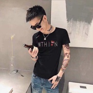 Guy Half-Sleeved Men's Embroidered T-Shirt Influencer Half-Sleeved 2019 New Style Summer Clothes Shi