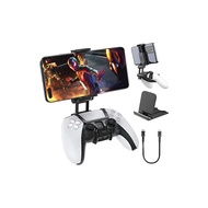 [Japan Products]PS5 Phone Holder IOS/Android Compatible 320 Degree Adjustable OIVO PS5 Controller Phone Holder PS5 Mount Holder PS5 Phone Clip