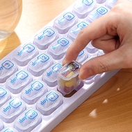 medicine pill box pill box Small Pill Box 31 Days Portable Small Size Mini 30 Days Pill Pill Packing