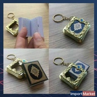 GANTUNGAN [IM] Mini Quran Keychain Holy Book Al Quran Mini Quran Reading