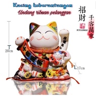 [✅Baru] Kucing Hoki Keramik /Patung Kucing Hoki