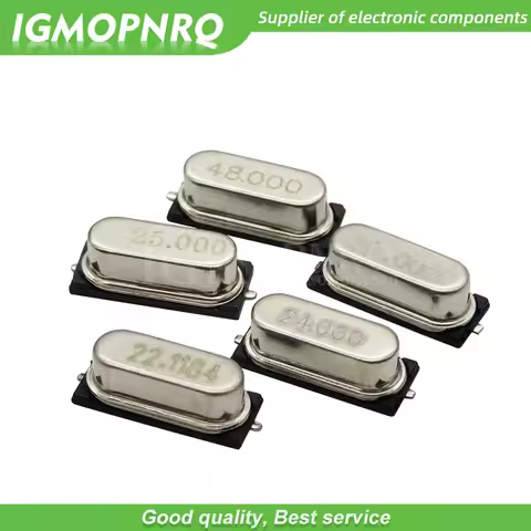 10PCS/lot 4Mhz 6Mhz 8Mhz 12Mhz 16Mhz 20Mhz 24Mhz 4.000mhz 8.000mhz SMD Quartz Crystal Resonator Pass