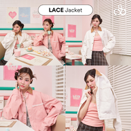 Sistersfabric X Labotte - Lace Jacket เสื้อเจคเก็ทยีนส์ตกเเต่งดีเทลลูกไม้