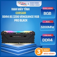 Corsair DDR4 8G/3200 VENGEANCE RGB PRO BLACK Computer Ram - Genuine Product