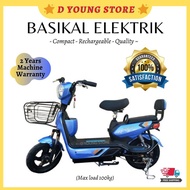 D Young Electric Motocycle, Electric Scooter, Basikal Elektrik, Electric Bike , Rechargeable Electric Bike, Without Petrol, No need Driving Lisen