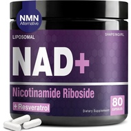 NAD Supplement - Nicotinamide Riboside Resveratrol 900mg, Liposomal NAD Supplement for Women and Men