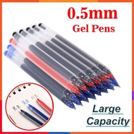0.5mm Large Capacity Gel Pen Straight Liquid No Refill School Office Business Exam Writing Pens Stationery