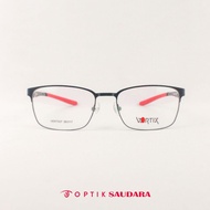 Optik Saudara - Vertix Frame - Men's Anti-Radiation Glasses Square Model F VER MTPL7007 C3 56