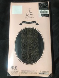 全新 je l’aime 蕾絲線條圖案絲襪