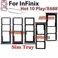 For Infinix Hot 10 Play X688 X688B X688C Sim Card Tray Slot