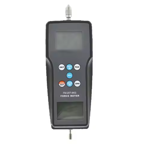 49N Force Gauge Digital Push Pull Force Meter FM-207-5K Dynamometer Test Equipment