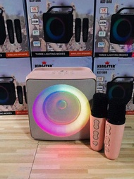 KINGSTER 508 WIRELESS PORTABLE KARAOKE BLUETOOTH SPEAKER FREE DUAL MIC