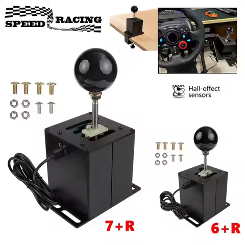USB Simulator Shifter Hall Sensor For Logitech G29/G25/G27/G920 T300RS/GT H Gear Shifter For ETS2 WR