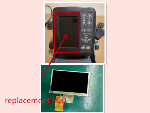 Original grade A+ 4.3"inch LCD Screen Display Panel Fit For Hondex HE-51C Fish Finder fishfinder He5