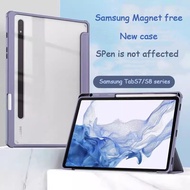For Samsung Galaxy Tab S9 S8 S7 11 S9 Plus S7 FE S8 Plus S7 Plus 12.4 S6 Lite 2022 10.4 Acrylic With Pen Slot Hard Case