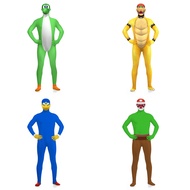 Yoshi Mario Eye-catching Bowser Cosplay Costume Jumpsuit Ideal Themed For Events