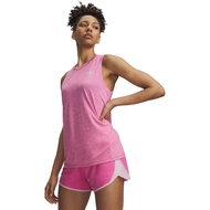 Under Armour Womens Women's Tech Tank Twist Performance Gym Vest (Pink Frenzy) - Sports Direct